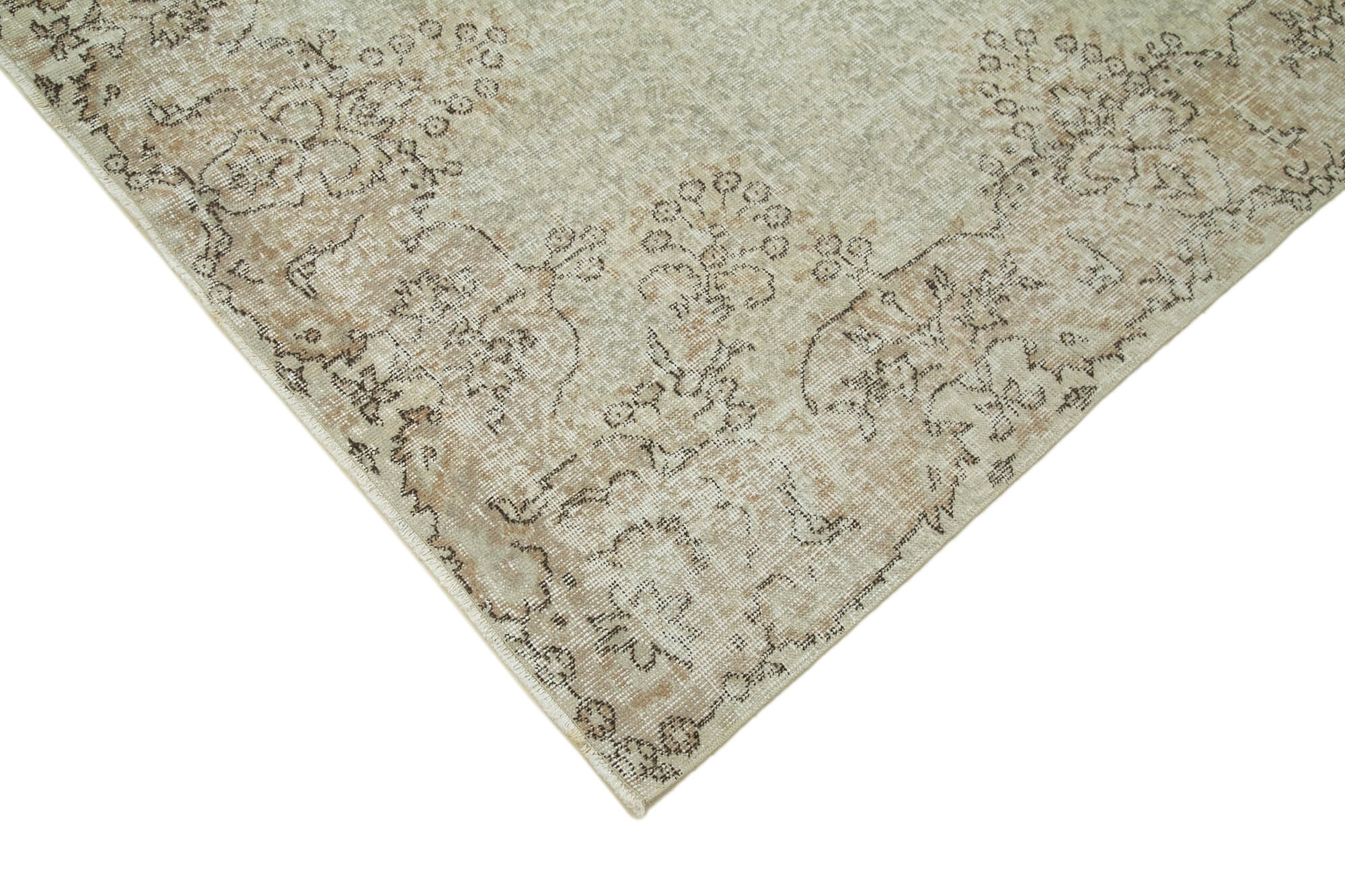 Hand-knotted contemporary turkish beige carpet 208 cm x 300 cm - 36575