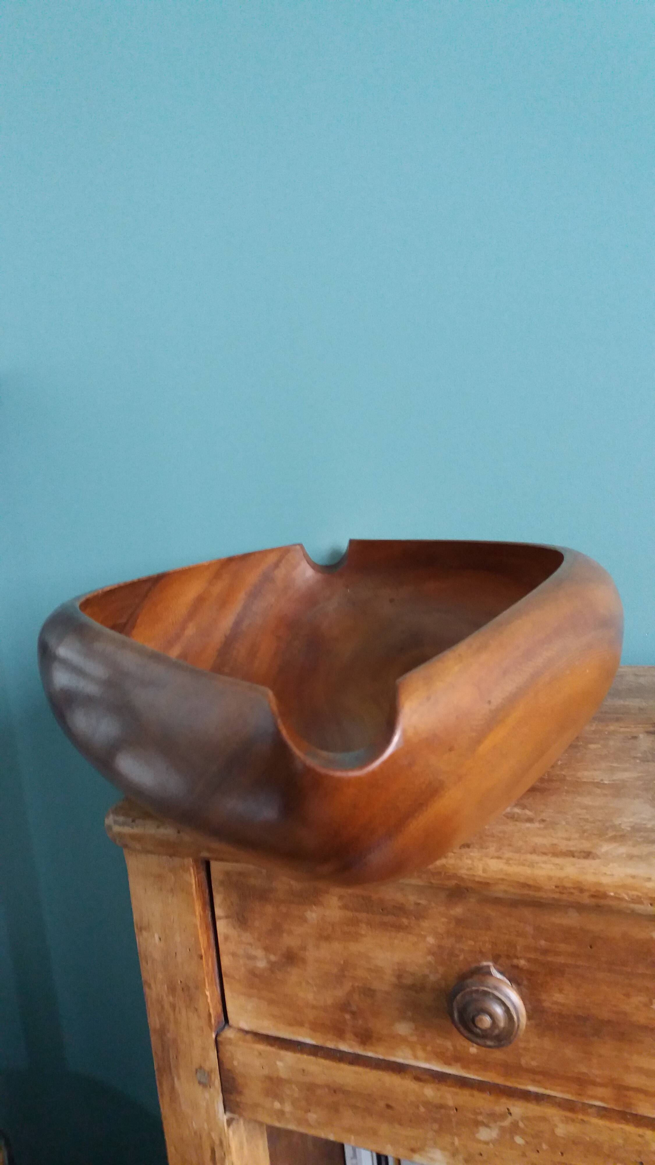 Fruit bowl pocket emptying in Monkey Pod Wood, Philippines