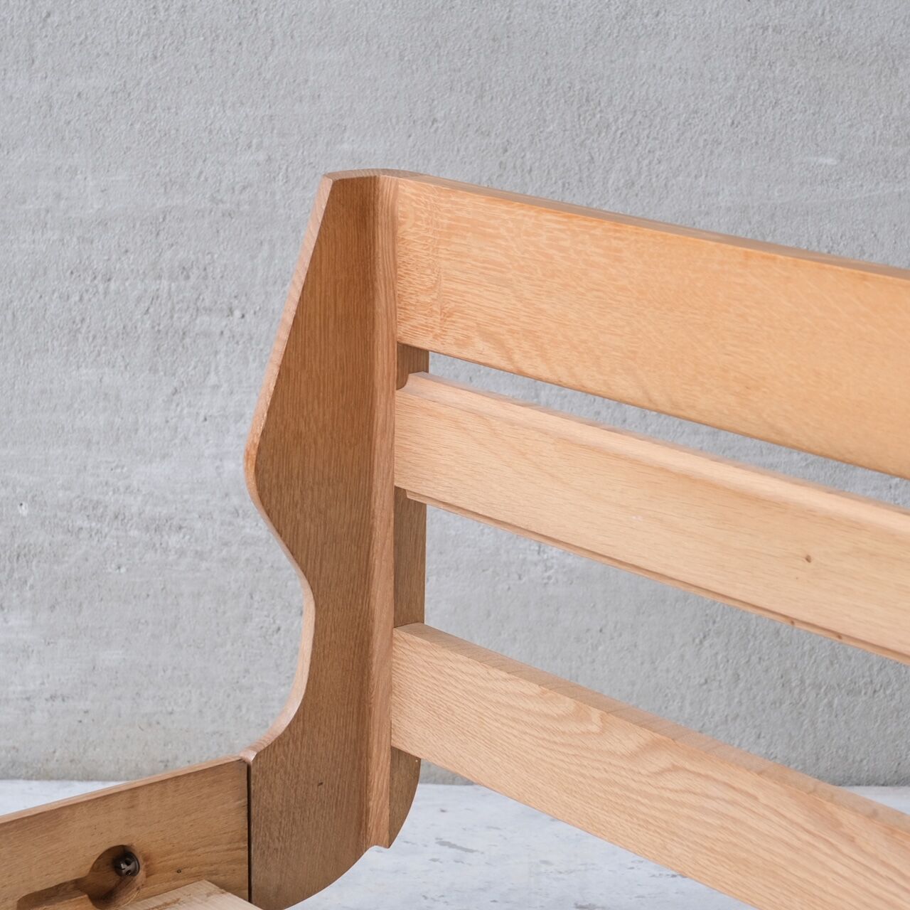 Guillerme et Chambron oak french day bed