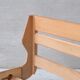 Guillerme et Chambron oak french day bed
