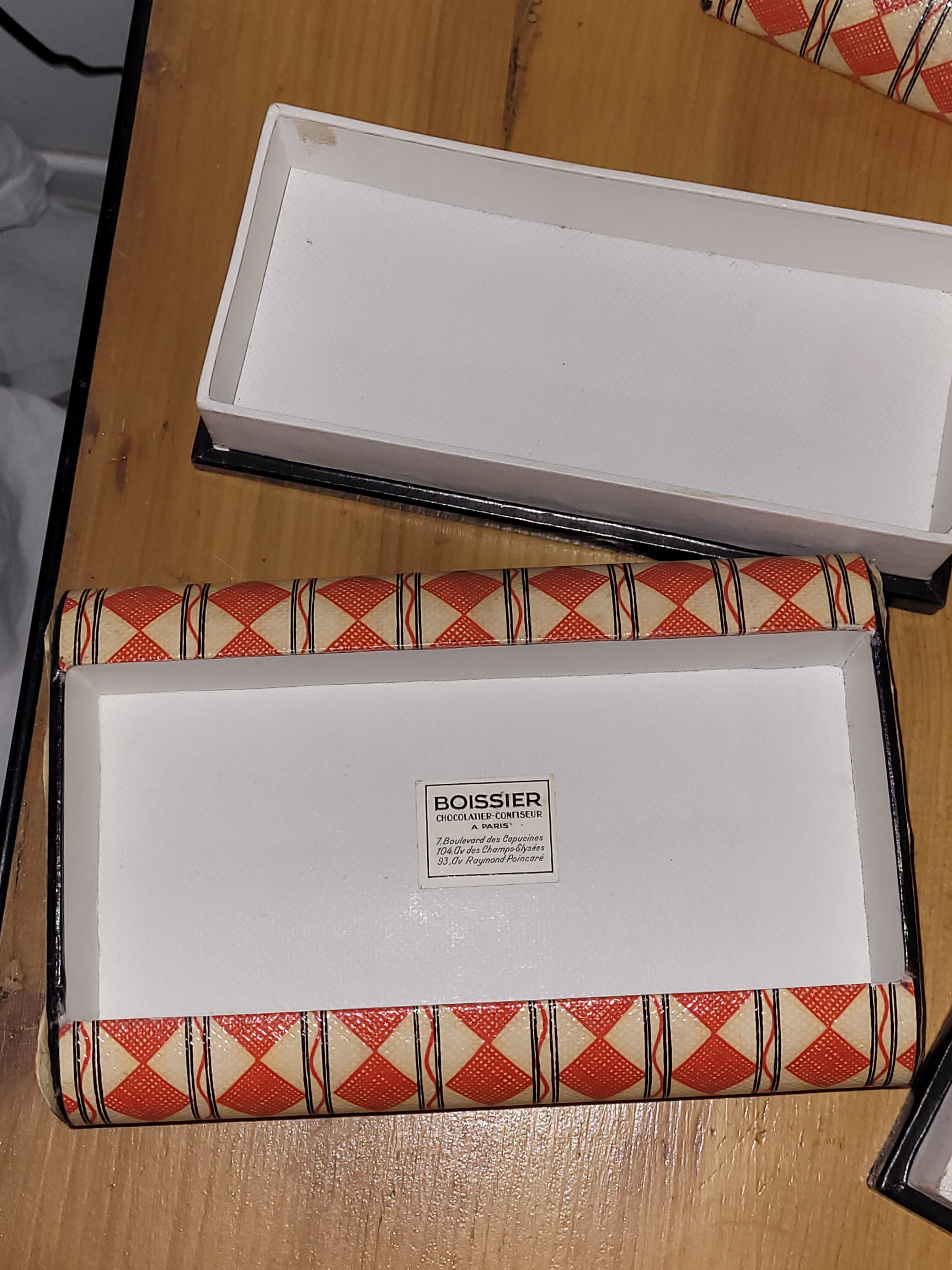 2 boxes boissier - vintage