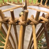 Vintage rattan chandelier