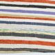 7x9 Mid Century Modern Handmade Striped Vintage Kilim Rug, 184x271Cm