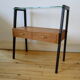 Mid century teak side cabinet or scandinavian bedside table