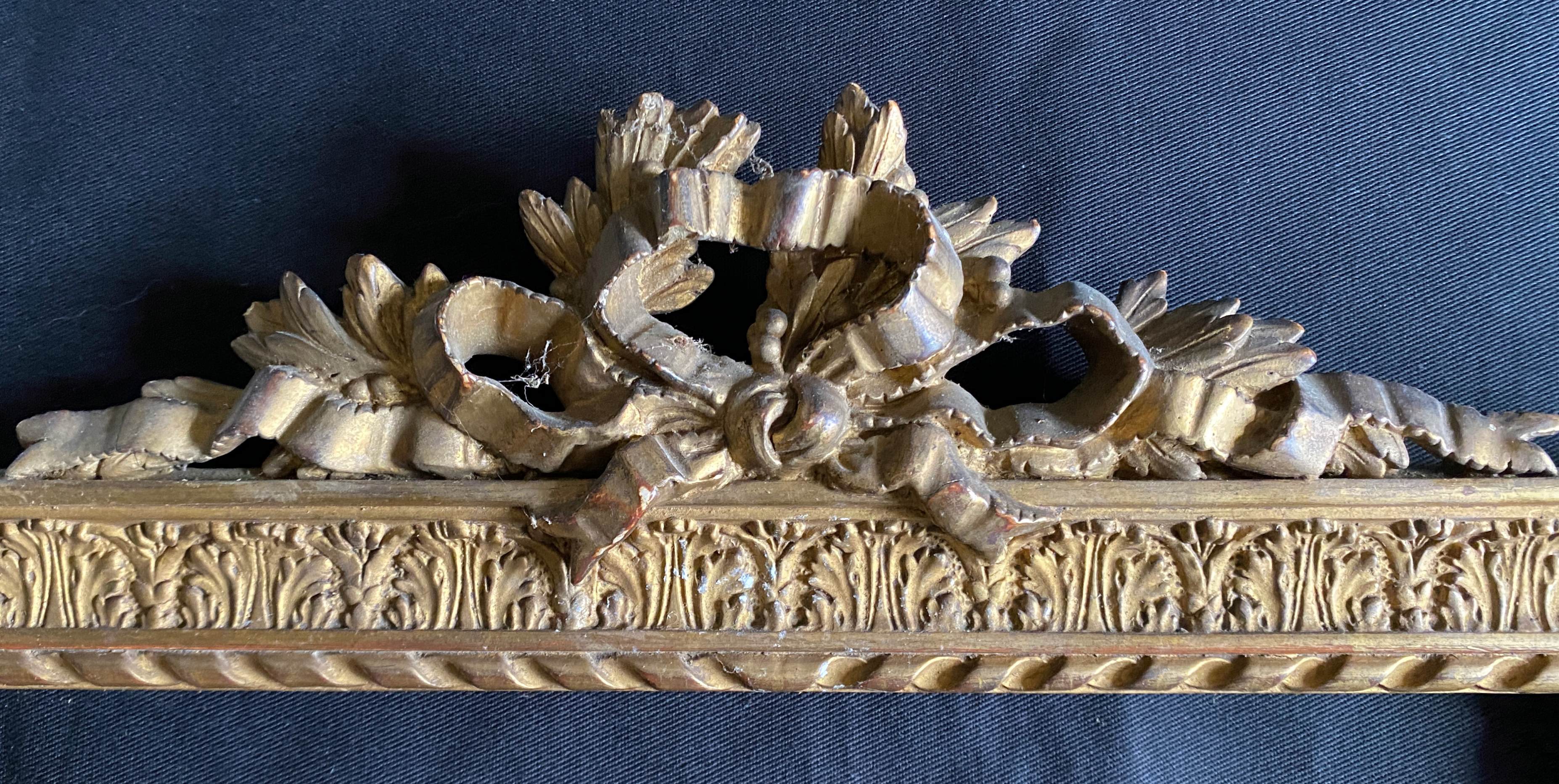 Frames (x2) XIX° - 35 / 51 cm / frame of 29.2 / 39.7 cm foliage 1 cm