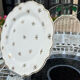 Lot de 5 assiettes  plates Limoges ULIM 1950