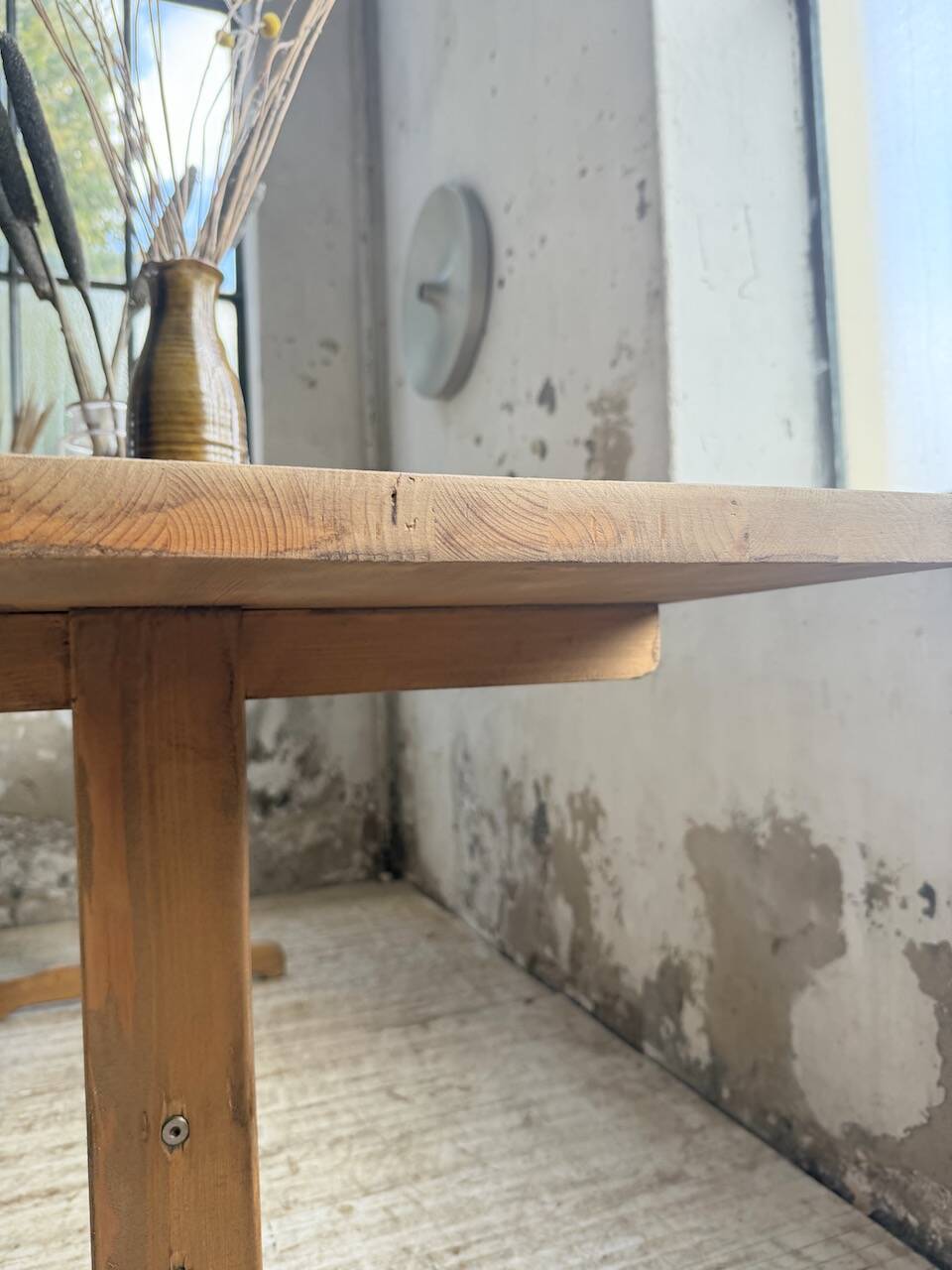 Perriand mountain furniture pine dining table