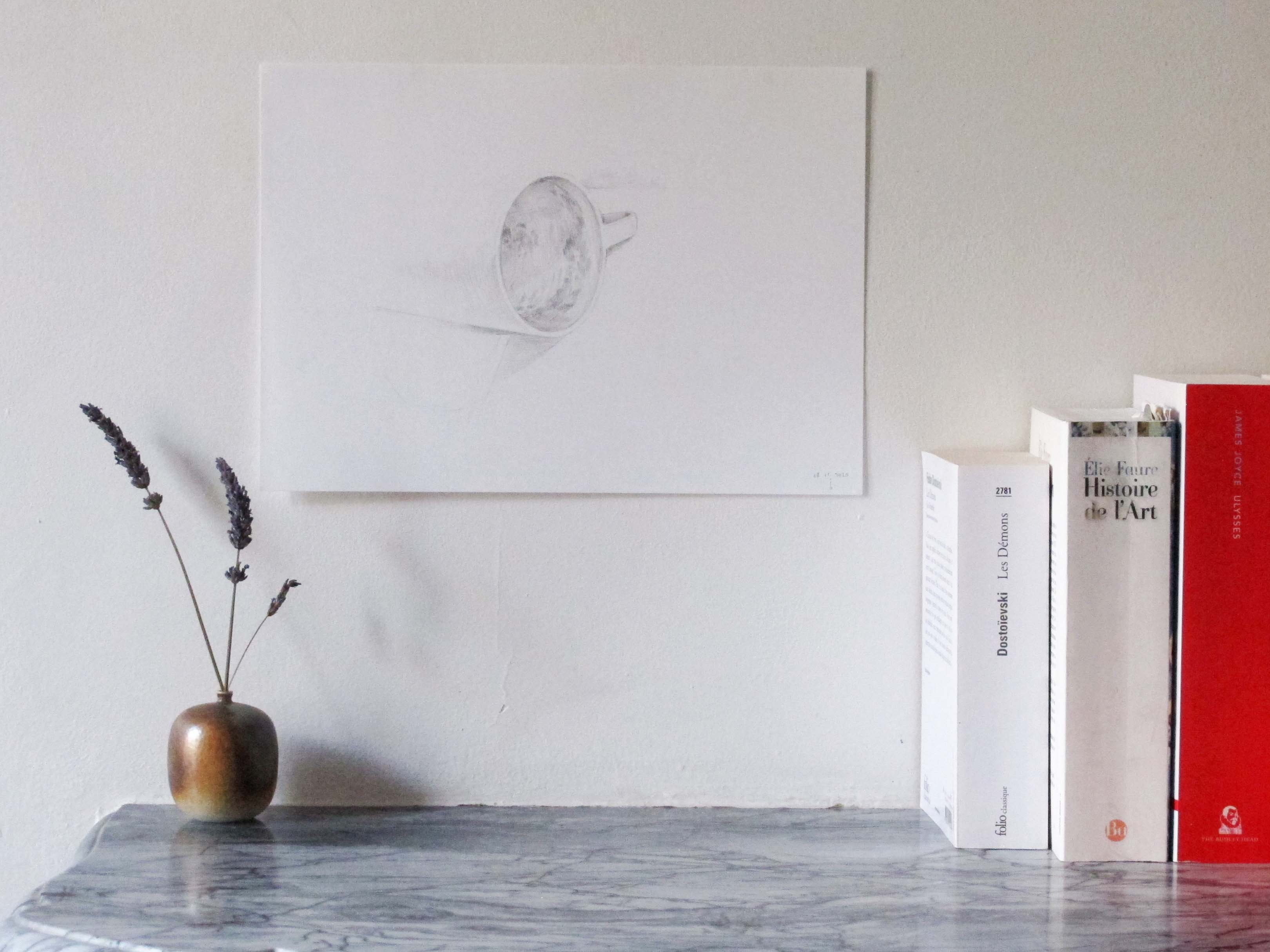 Tea, original drawing signed