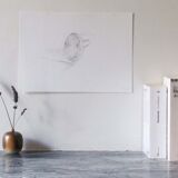 Tea, original drawing signed