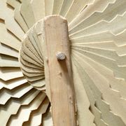 Eventail of handcrafted on the island of Sao Tomé. Material: bamboo