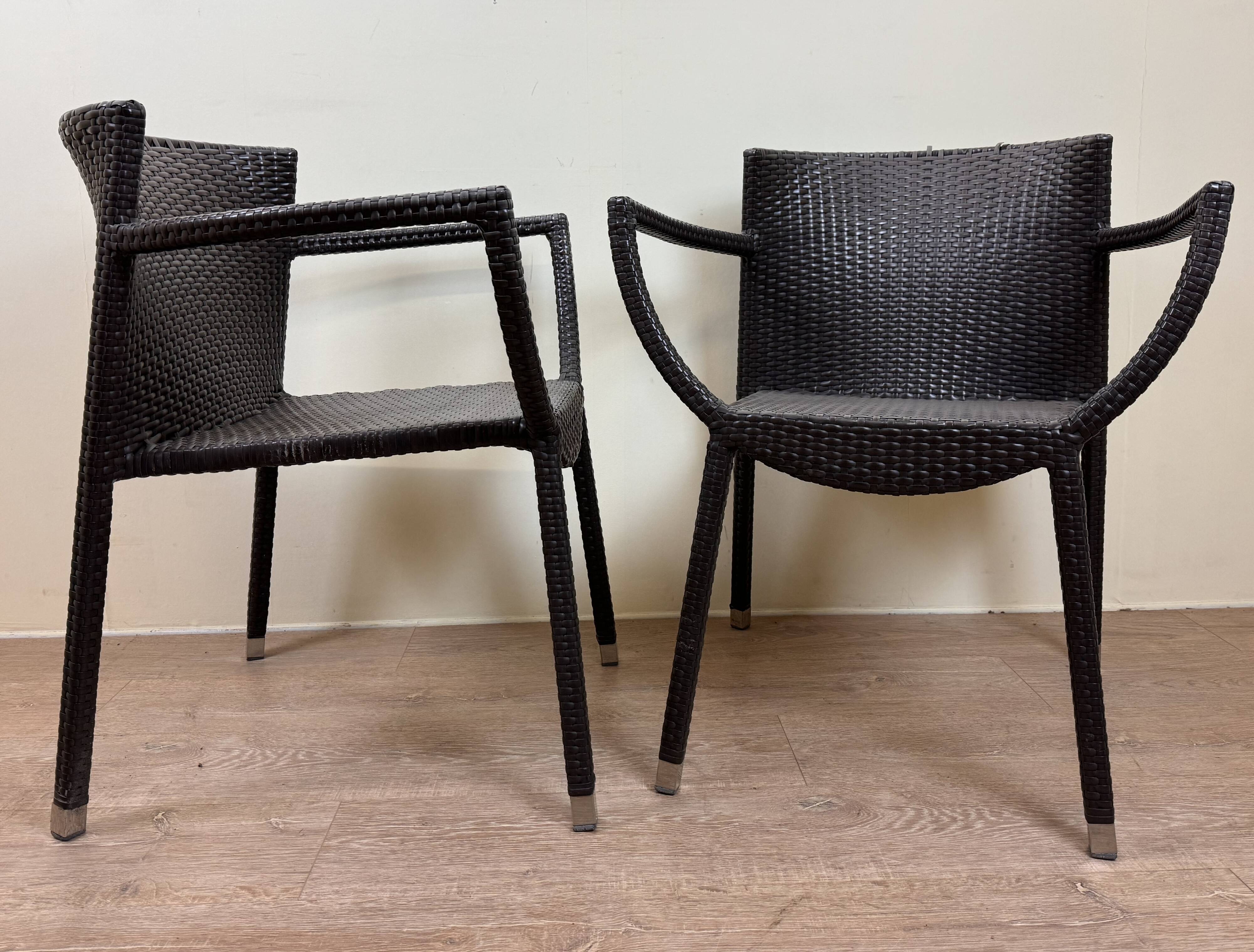 Paire de fauteuils emu modèle nilo design de chiaramonte et marin circa 2000 (encore édités)