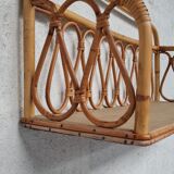 Rattan shelf 1960
