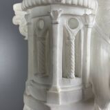 Large Romantic Alabaster Sculpture, Italy, late 19th century, Romeo and Juliet