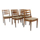 Set de 6 chaises scandinave en hêtre, Suède, 1960