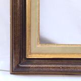 Gilded wooden frame and fabric