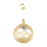 Golden glass ball hanging lamp