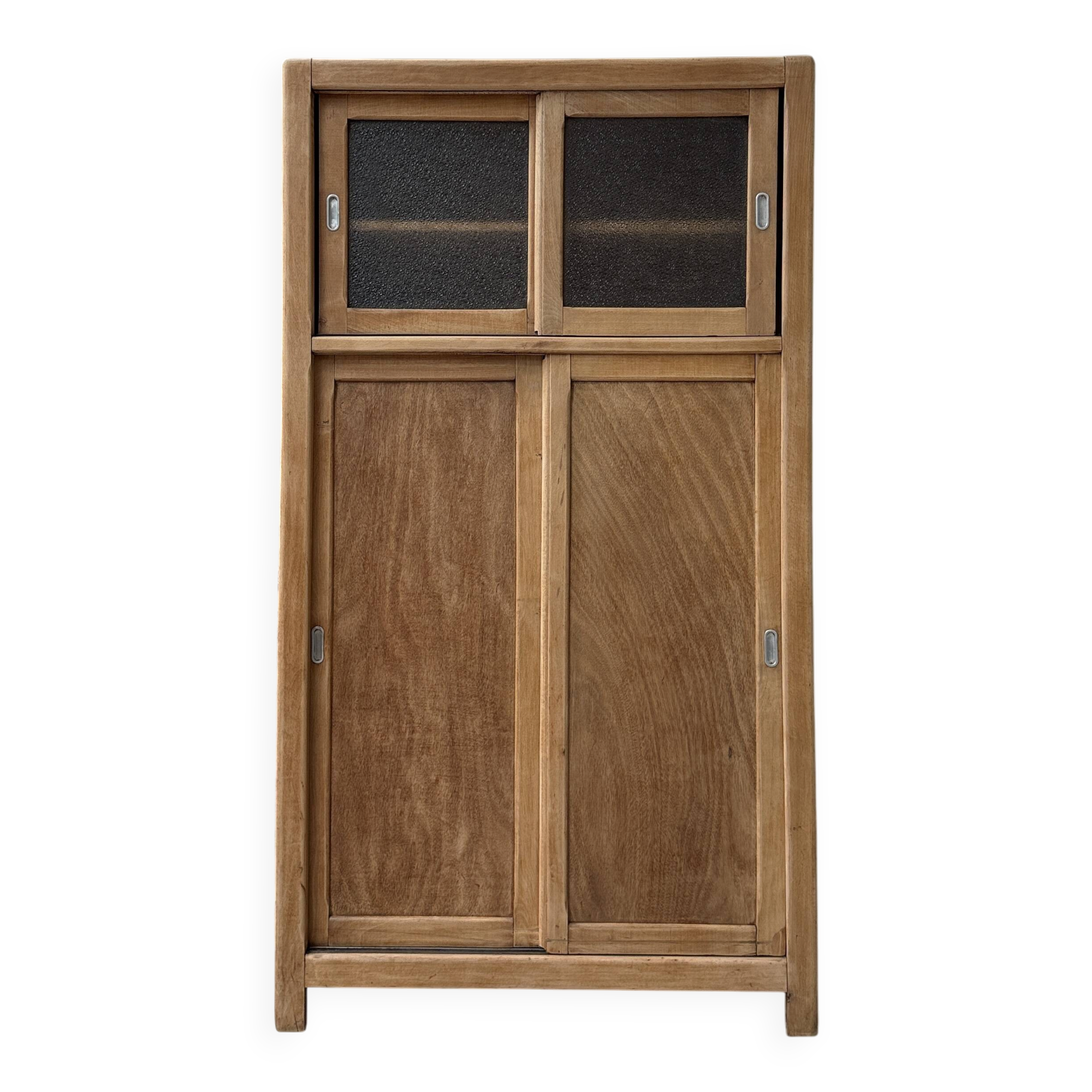 Vintage wardrobe with sliding doors (renovated)