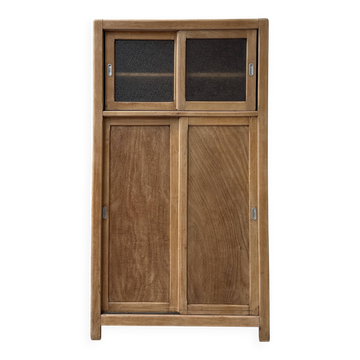 Vintage wardrobe with sliding doors (renovated)