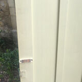 Parisian yellow wooden wardrobe