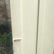 Armoire parisienne jaune en bois