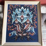 Vintage Framed Wall Tapestry