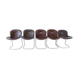 Rima Sabrina set of 5 dining chairs by Gastone Rinaldi
