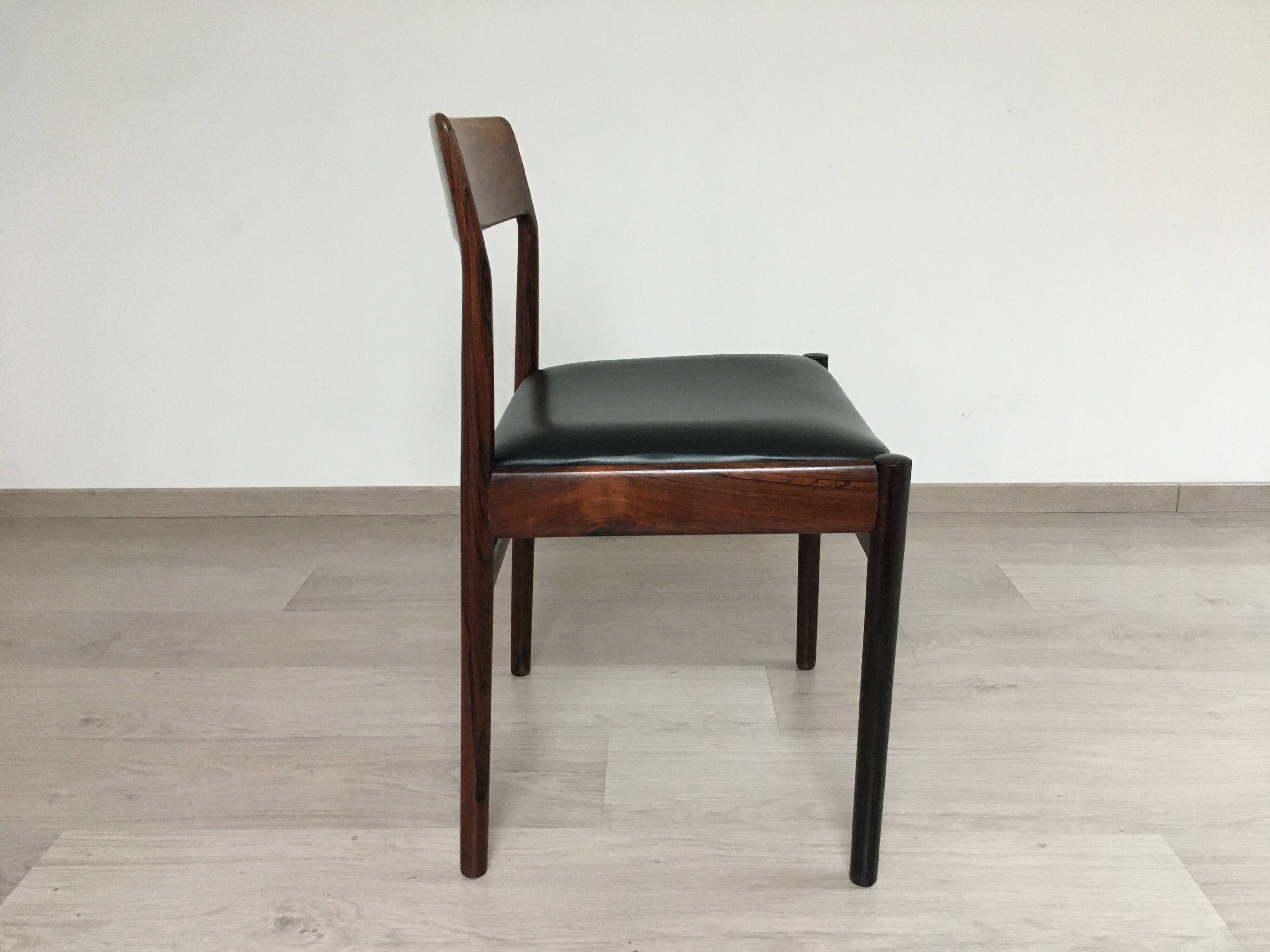 Chaise scandinave  Nørgaard Mobelfabrik Rodding Denmark 1960