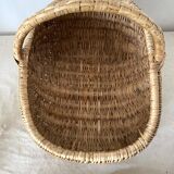 Vintage woven wicker basket