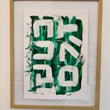 White and green code