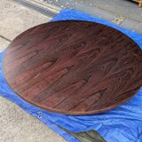 Extendable rosewood dining table with butterfly leaf, vintage Scandinavian