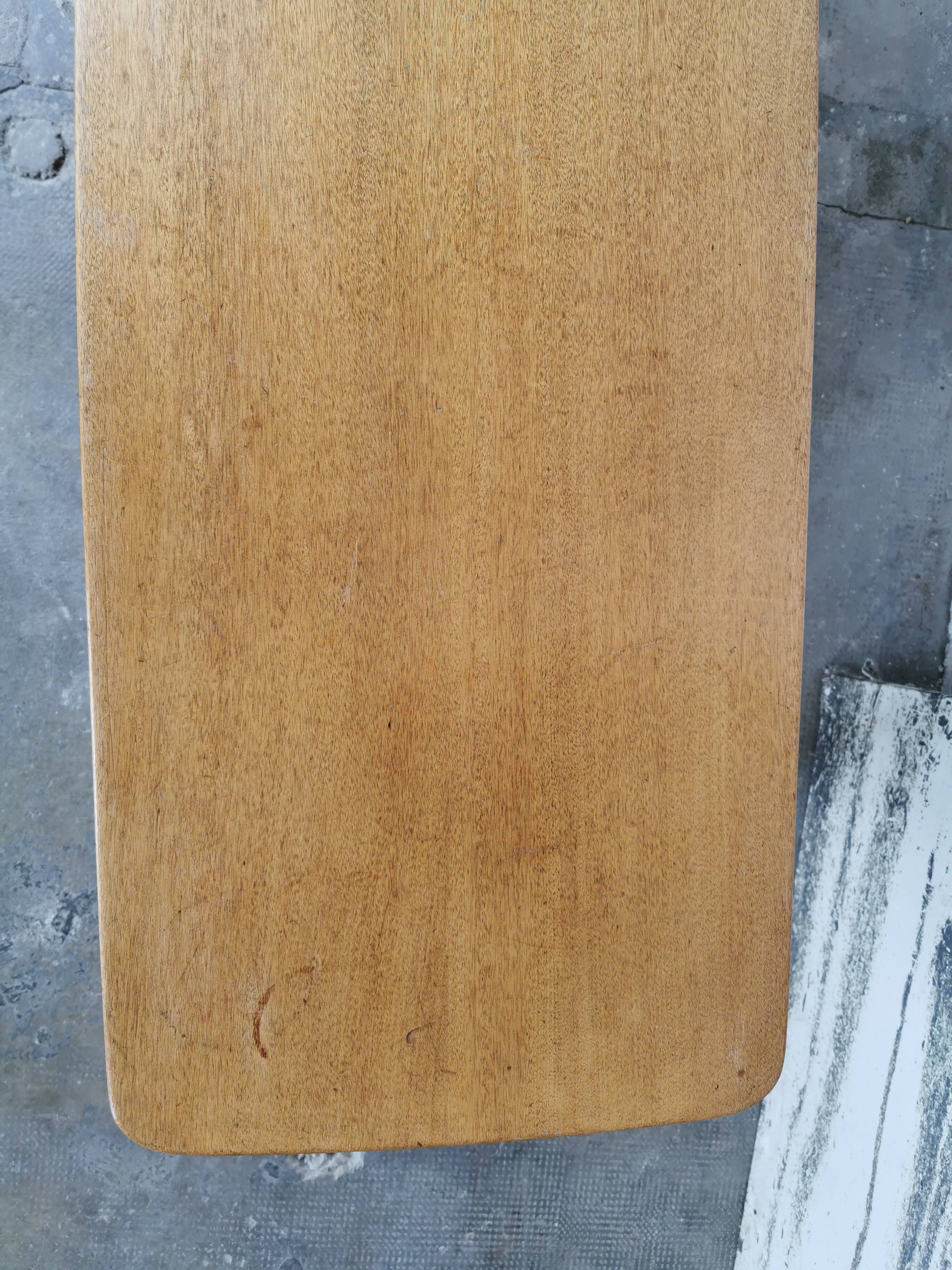 Scandinavian coffee table in blond wood