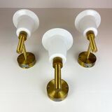 Mid-century brass and acrylic wall lamps Luxus, Sweden, 1960s