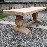 Solid oak monastery table