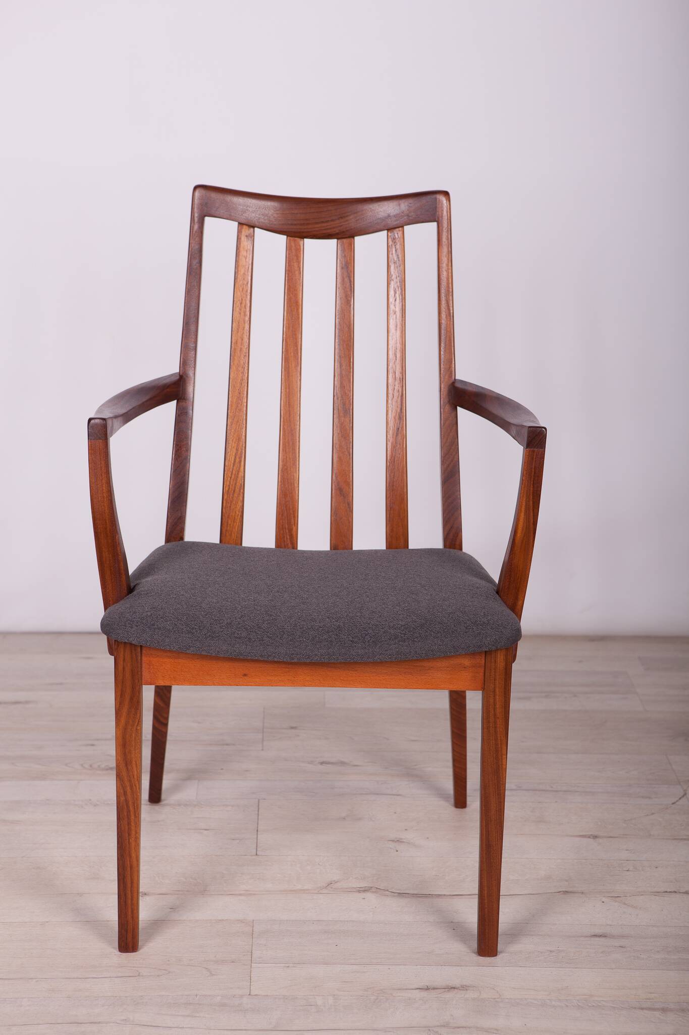 Mid-Century Teak and Fabric Dining Chairs by Leslie Dandy for G-Plan, 1960s, Set of 6