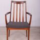 Chaises de salle à manger en teck et tissu du milieu du siècle par Leslie Dandy pour G-Plan, années 1960, lot de 6