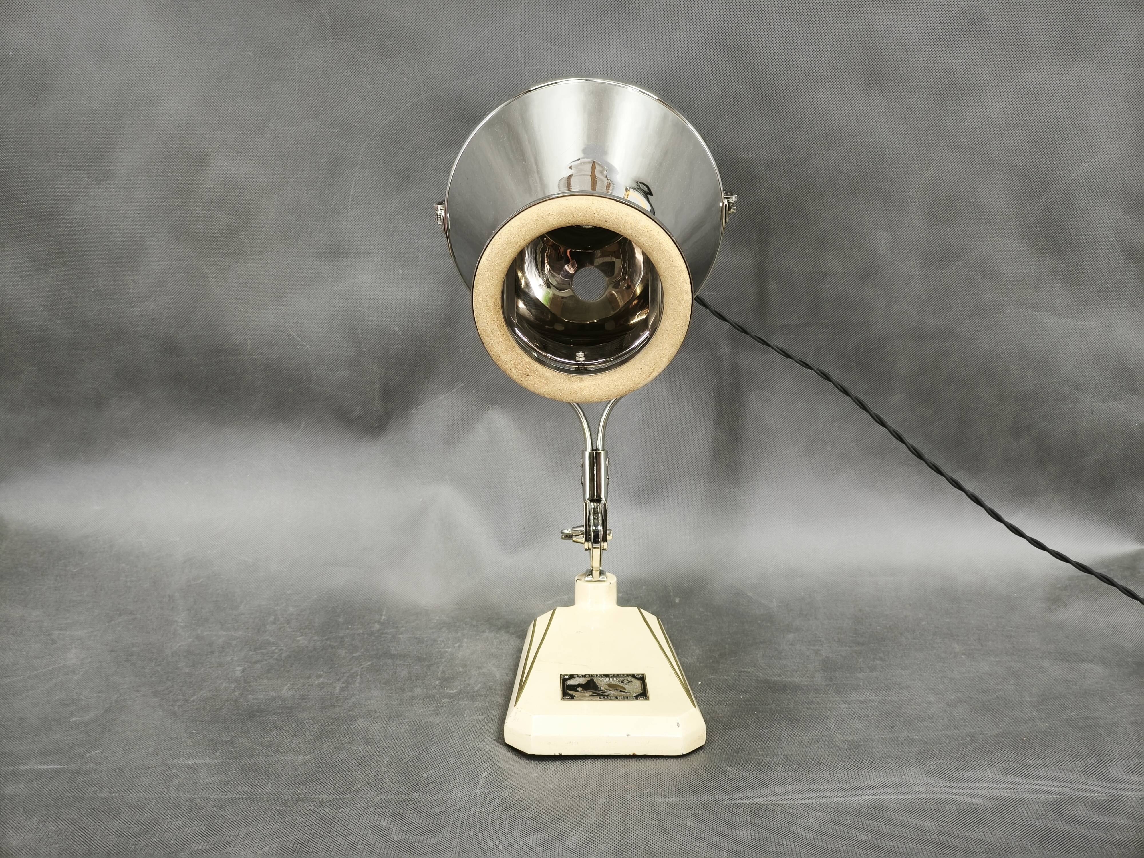 Original Hanau Bauhaus Medical Lamp, Germany, 1930s