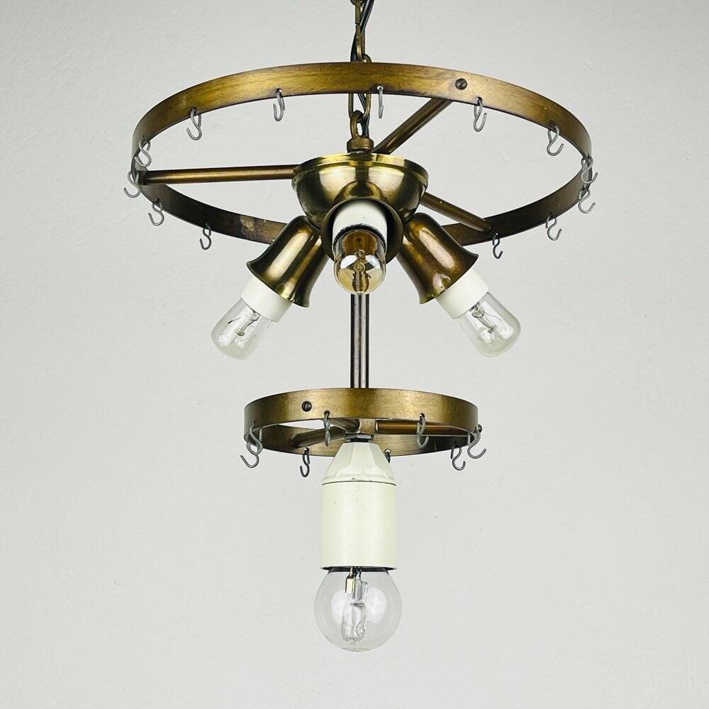 Murano glass chandelier Tronchi by Venini, Italy, 1960s