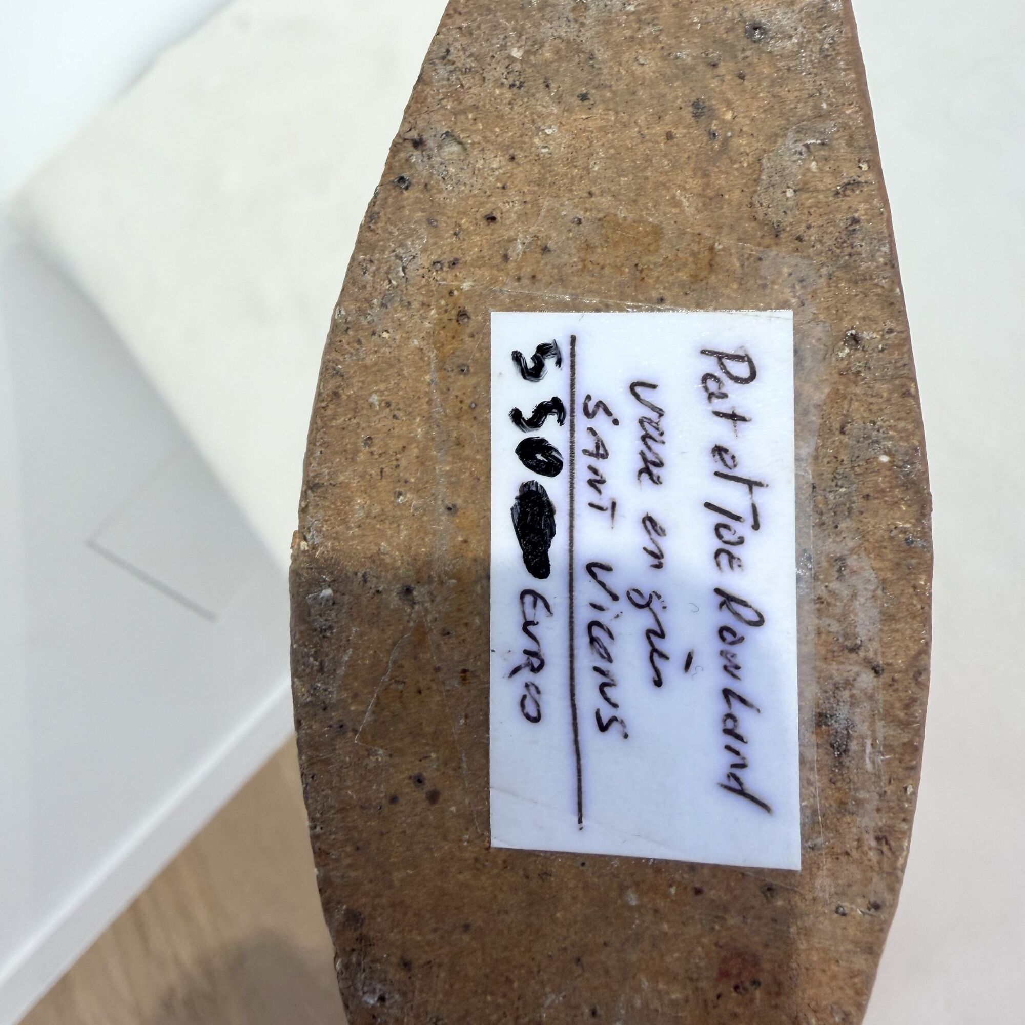 Stoneware vase by Pat and Joe Rowland