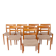 Set of 8 Nils Jonsson “Garmi” Teak Dining Chairs for Troeds, Swedish 1960s