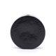 Minimalist black glass soliflore vase, 1970s