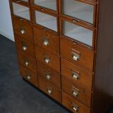 Vintage oak haberdashery shop furniture, Netherlands, 1930s