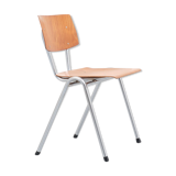 Vintage chair eromes oak chrome