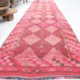 3x12 pink vintage runner rug