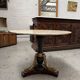 Table en laiton et onyx années 50