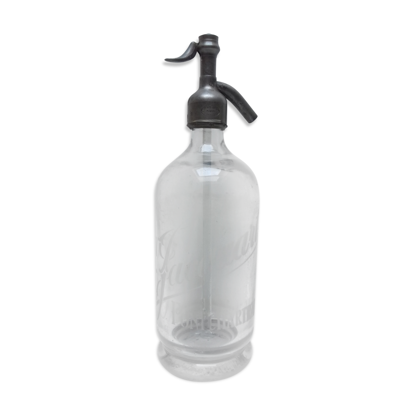 White Selt Water Siphon "JACQUART"