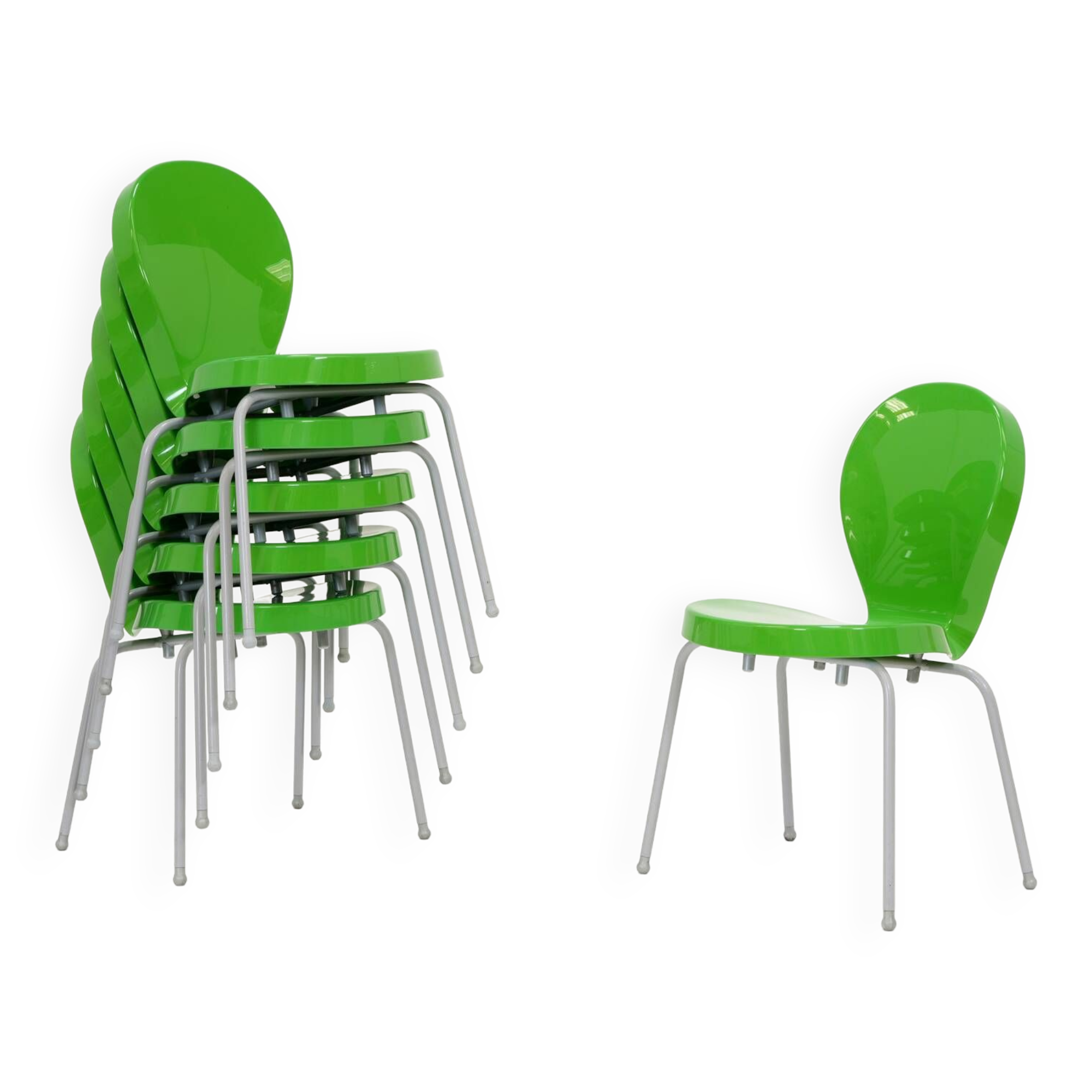 Ross Lovegrove set of 6 chairs mod. Figure of Eight Chair from 1993