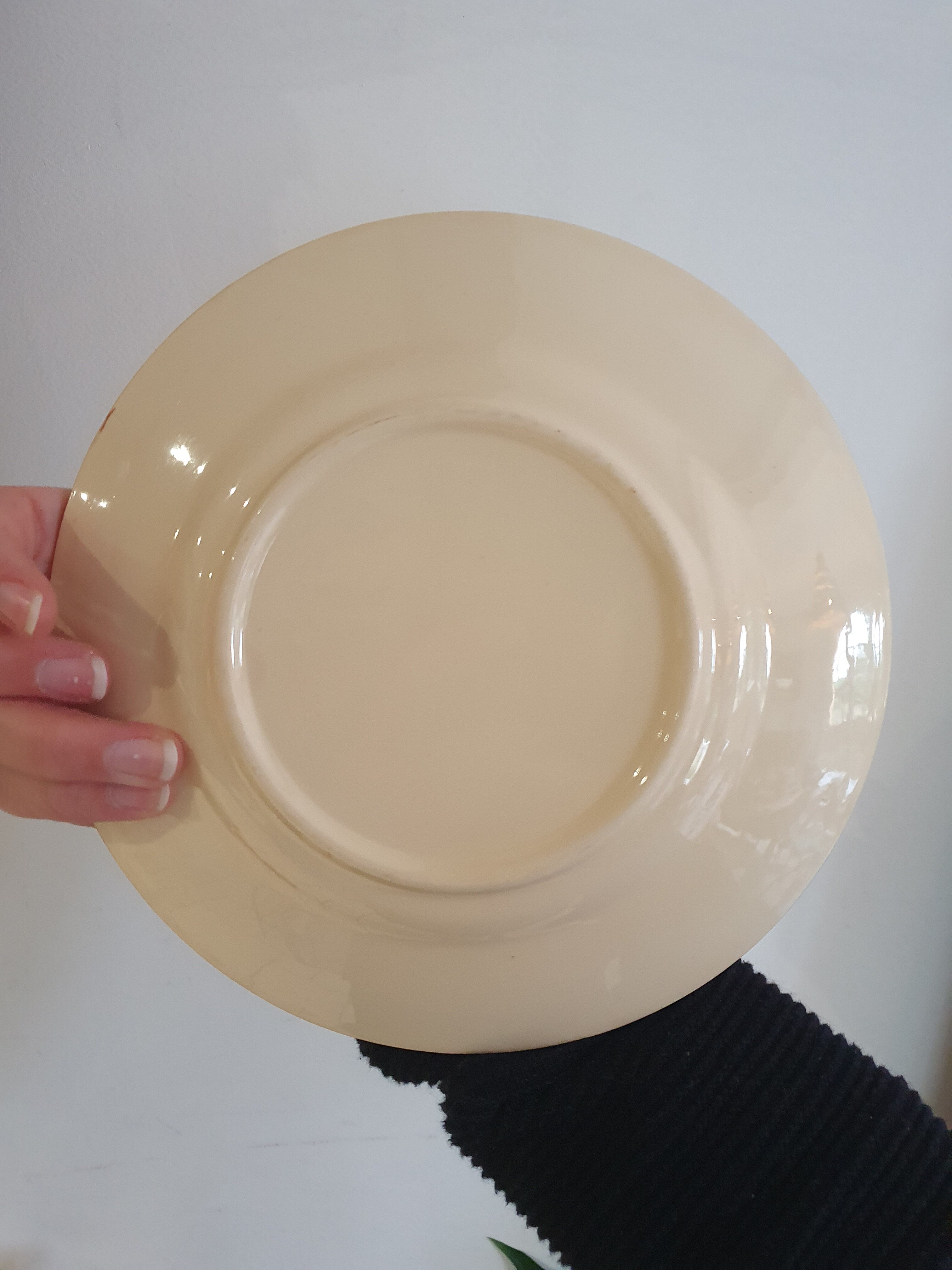 6 flower dessert plates