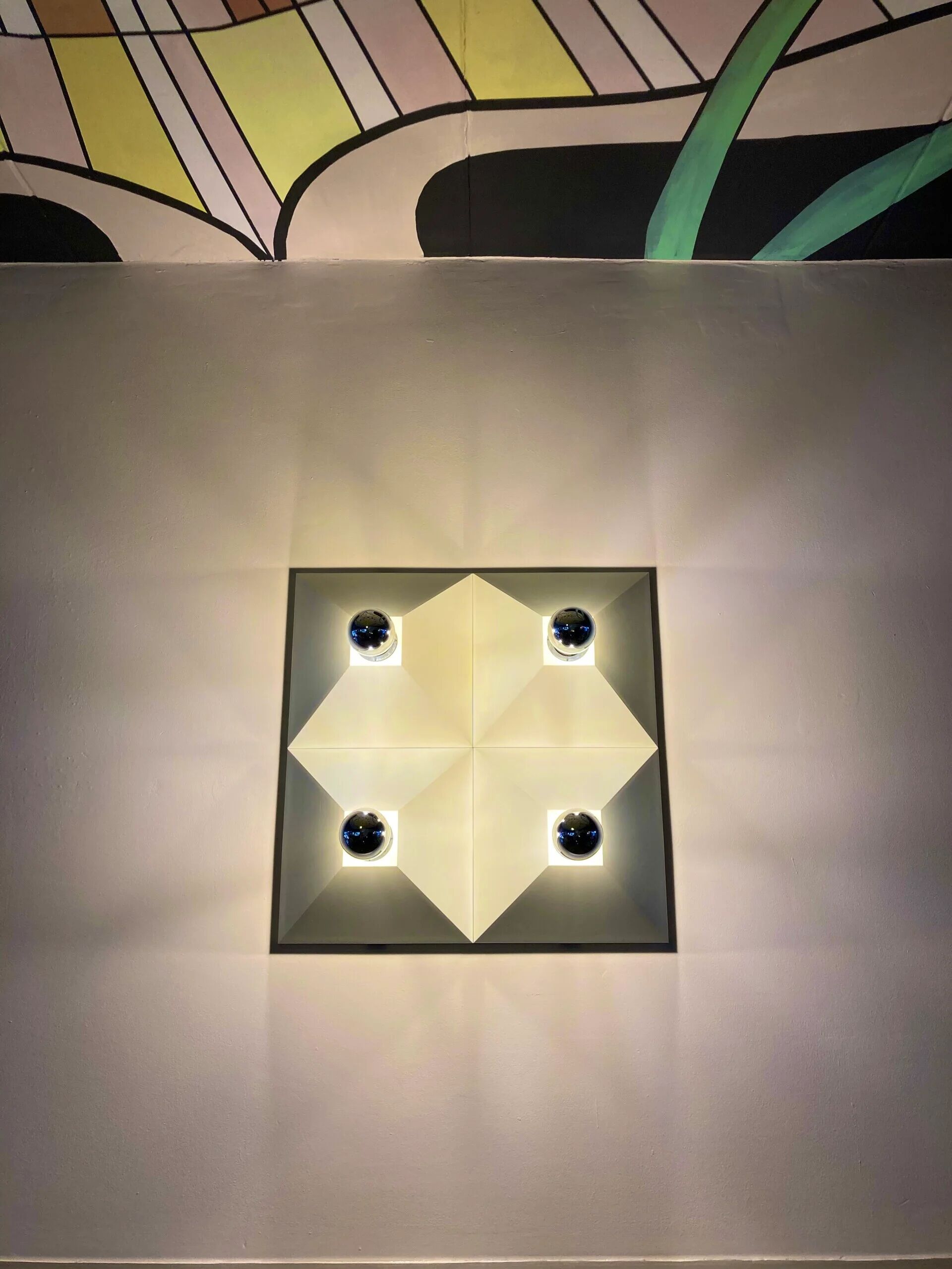 Pyramid wall/ceiling lamps Raak Amsterdam