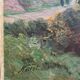 HST painting "Altitude landscape" Mountain and animated river signed