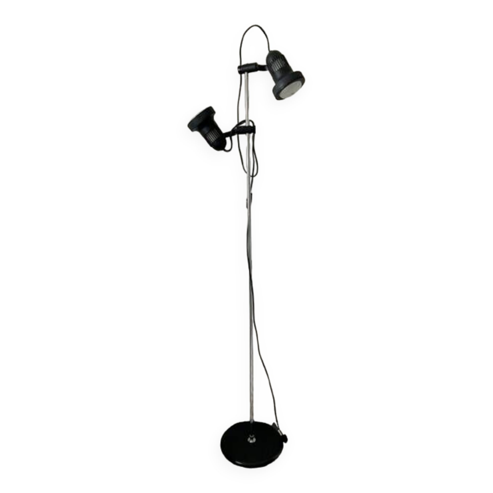 Black floor lamp from the 70s